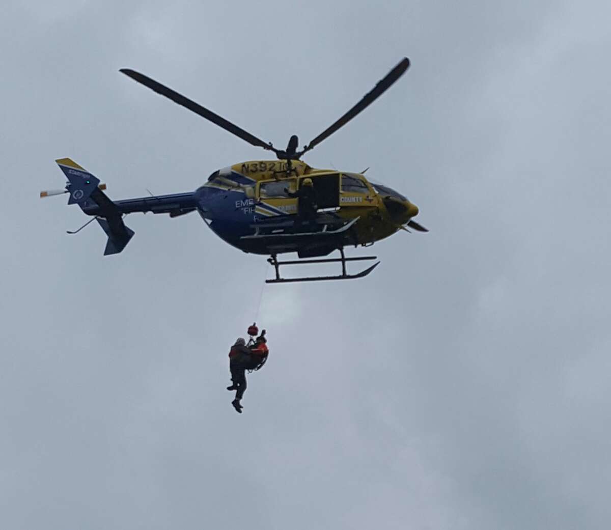 Photos: Man captures 'reality-show' moment of helicopter water rescue ...