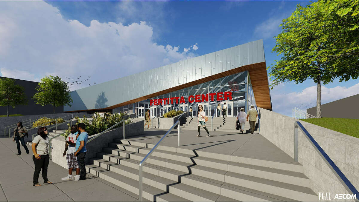 A rendering of UH's renovated Fertitta Center, which is expected to be ready for the 2018-19 season.