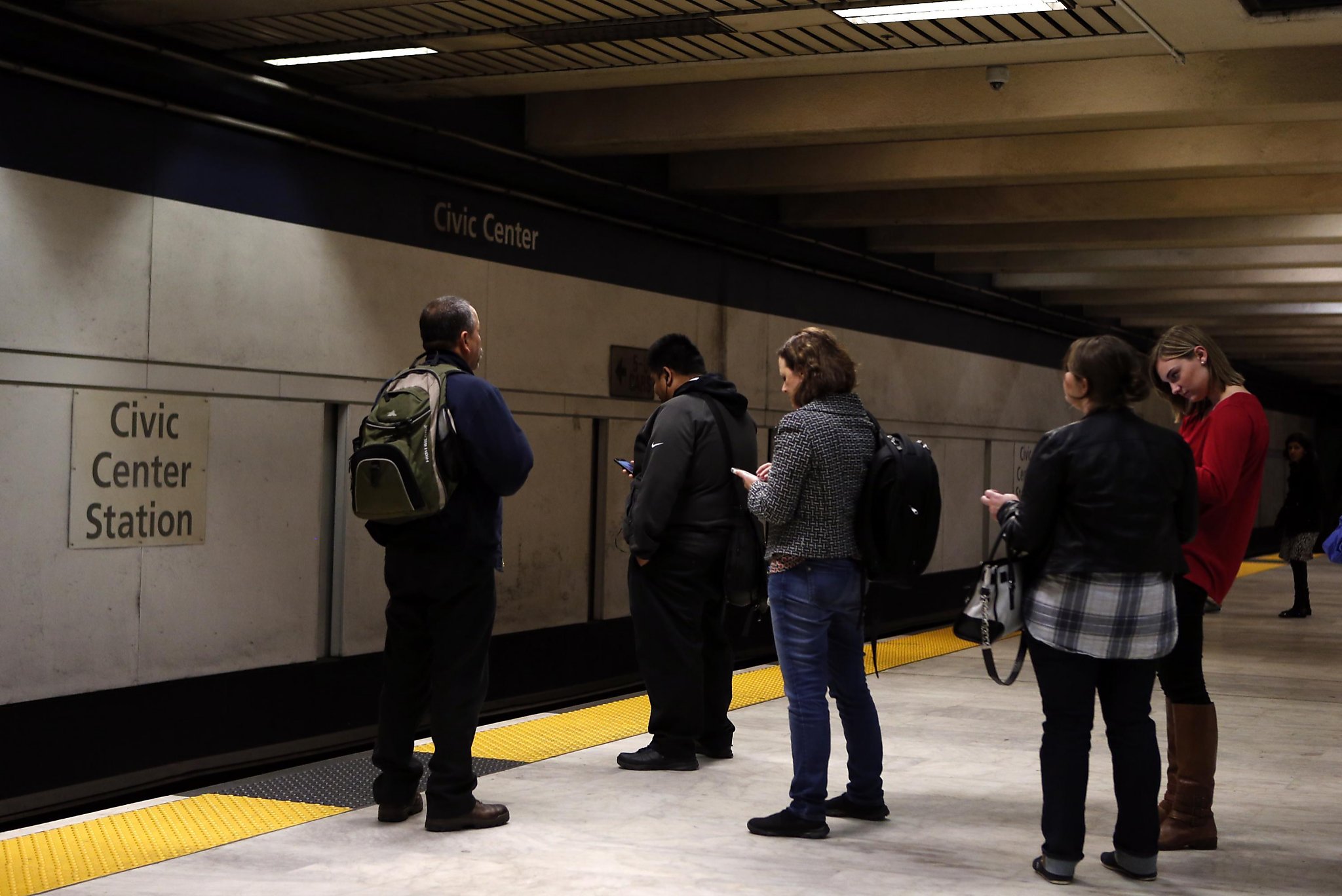 3 sought after man found stabbed at Civic Center BART Station