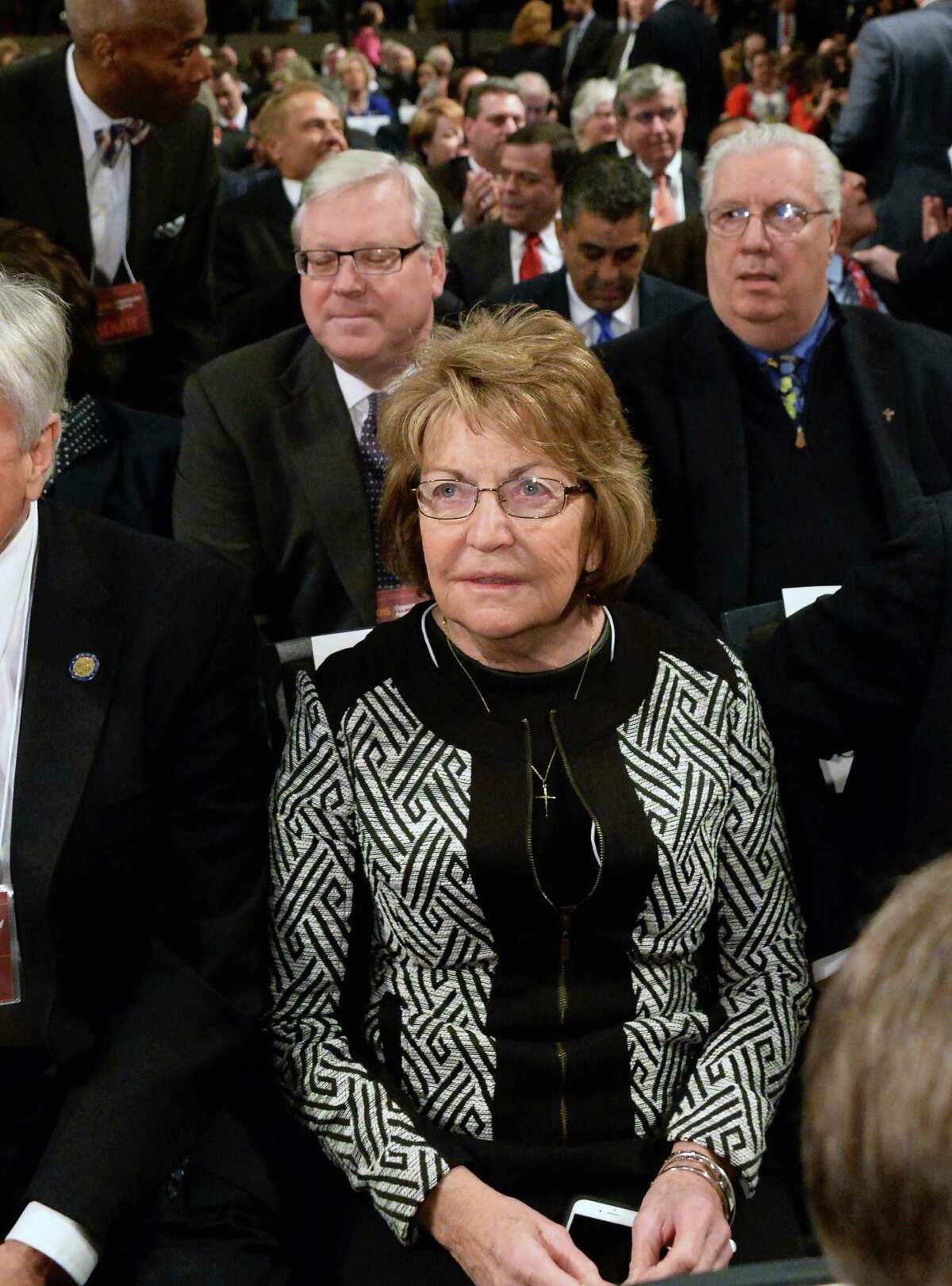 Sen. Betty Little attends Gov. Cuomo's State of the State address and budget proposal Wednesday Jan. 21, 2015, at the Empire State Plaza Convention Center in Albany, N.Y. (John Carl D'Annibale / Times Union archive)