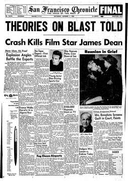 Chronicle Covers: The night James Dean died