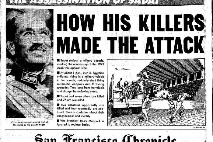 Chronicle Covers: The assassination of Anwar Sadat