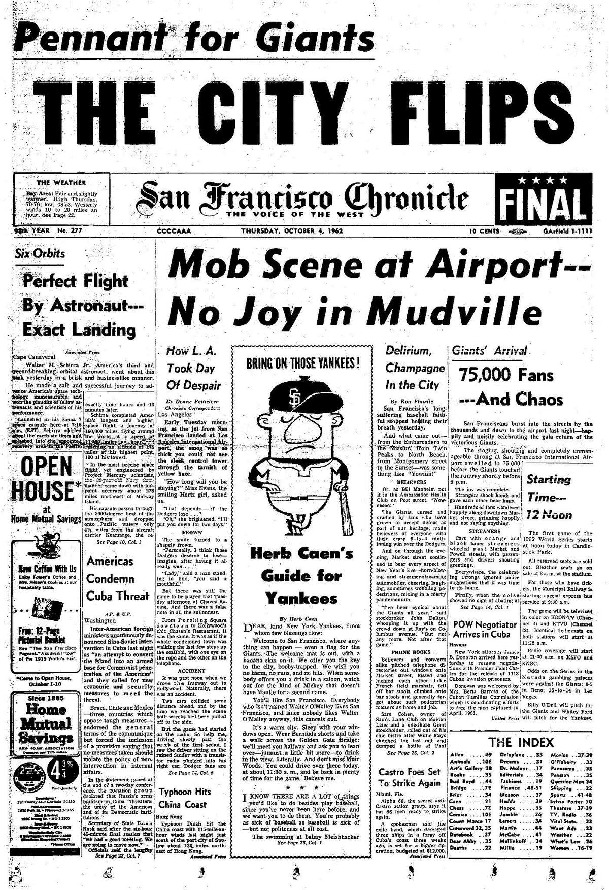 A GIANT FAREWELL cover display  11/4/2021 - San Francisco Chronicle online  store