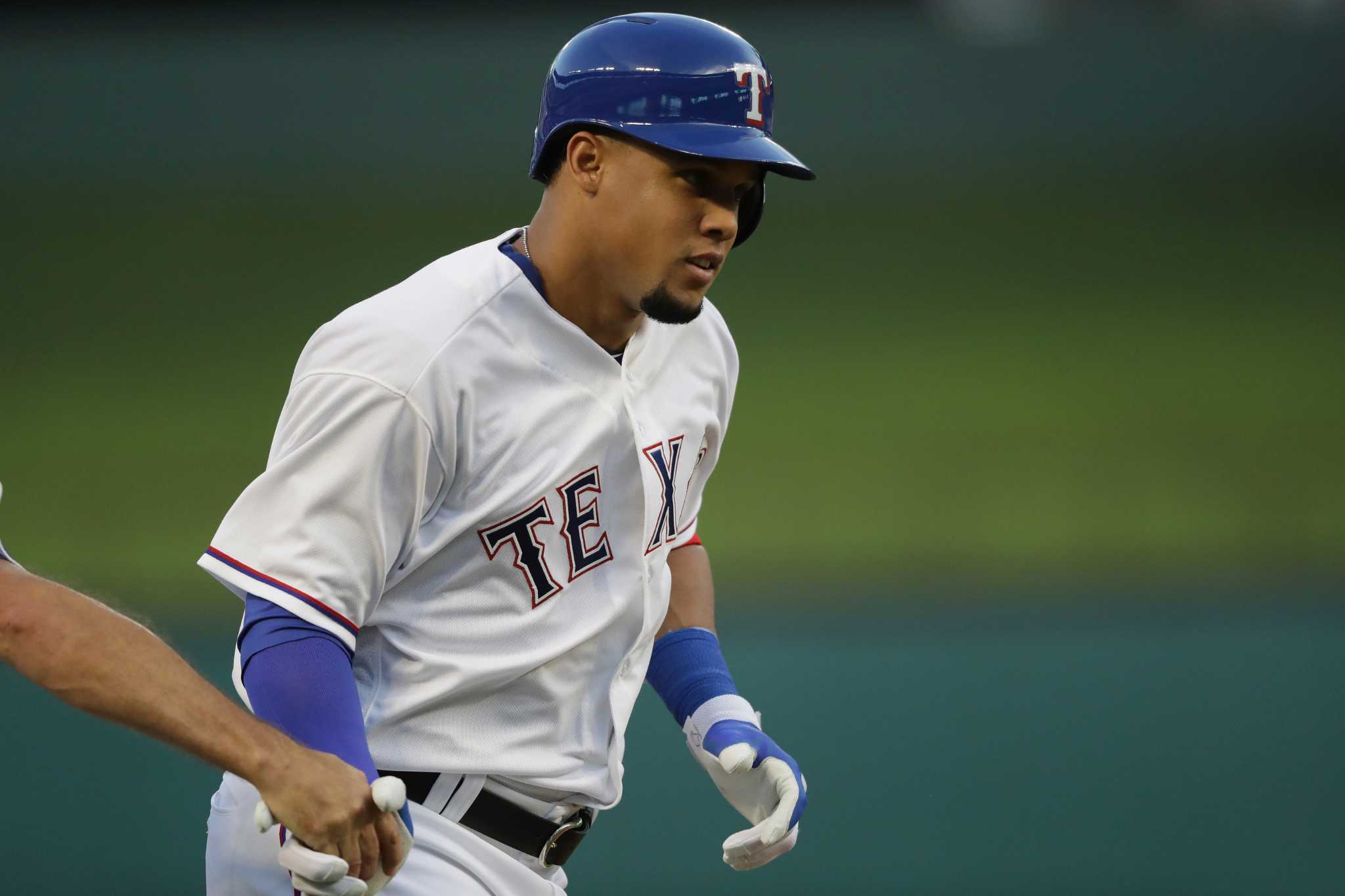 Ex-Astro Carlos Gomez cranks three-run homer in Rangers debut