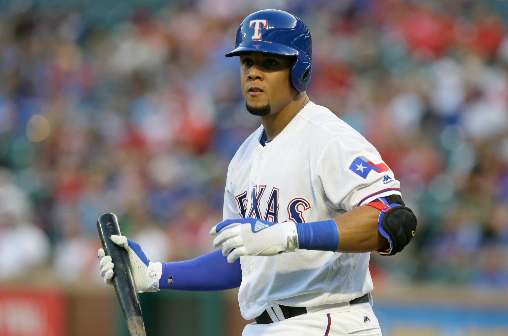 Ex-Astro Carlos Gomez cranks three-run homer in Rangers debut