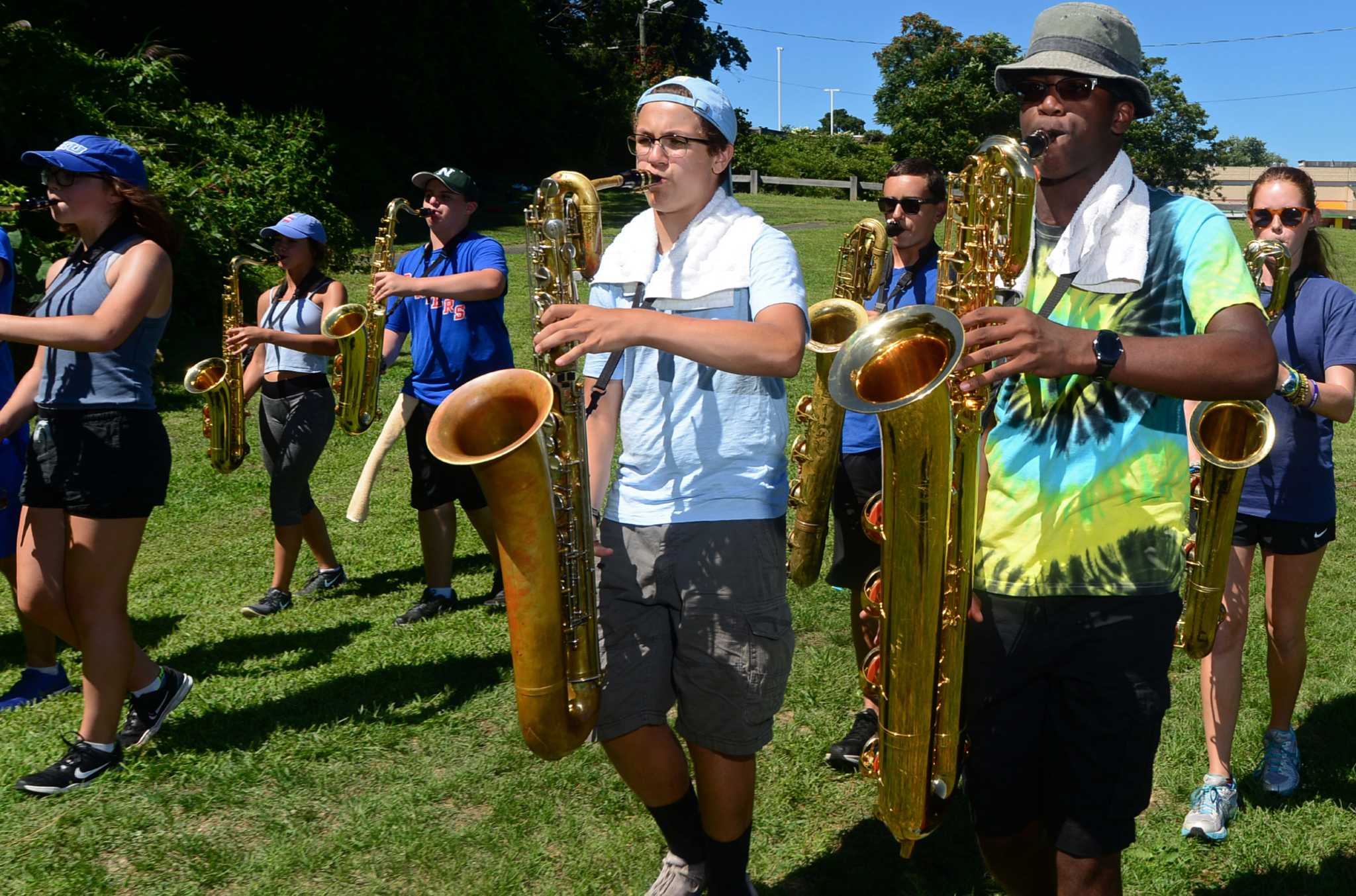 The Sound of Norwalk High school marching bands prepare for year