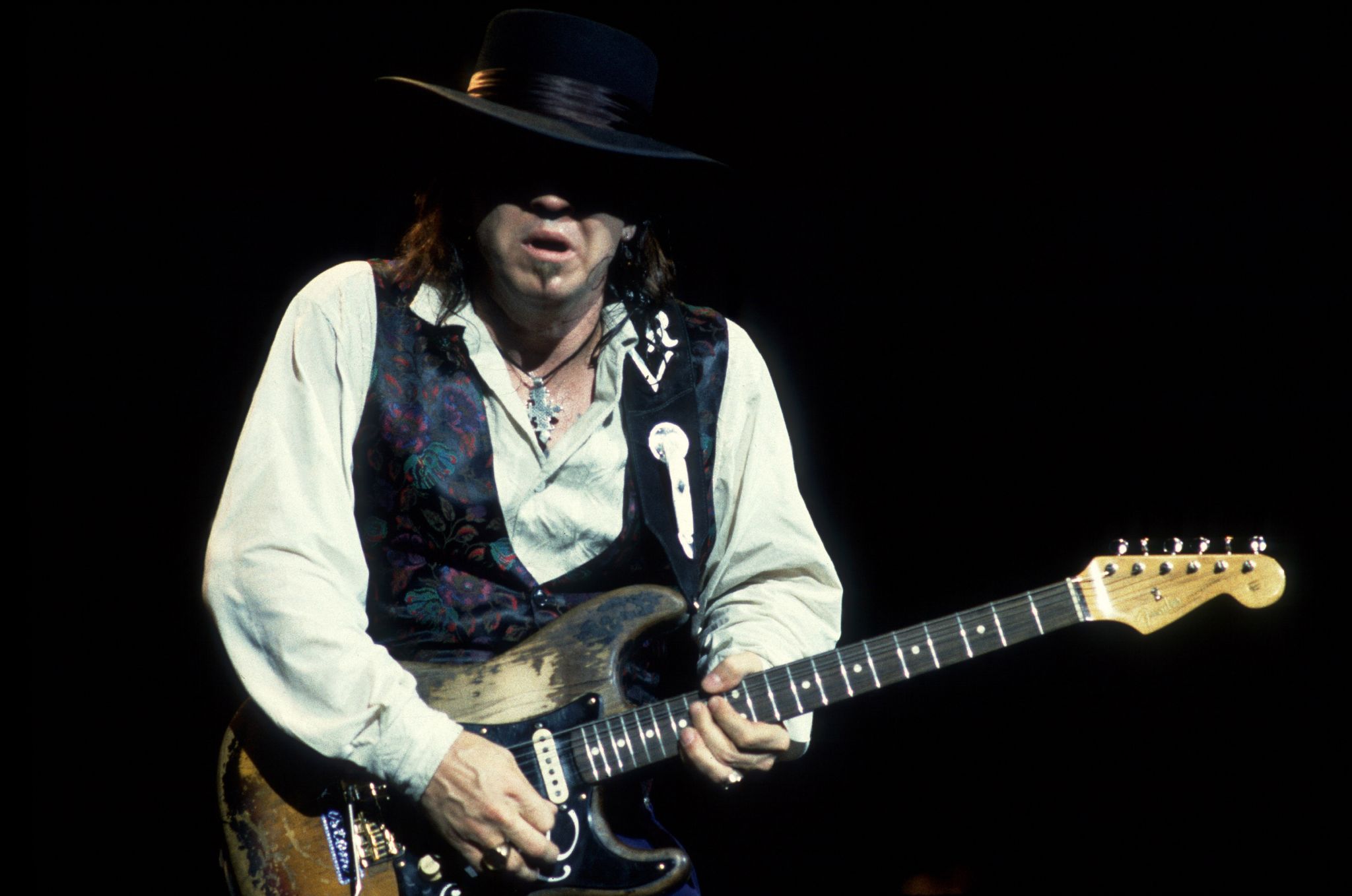 Stevie Ray Vaughan statue in Austin defaced by graffiti taggers