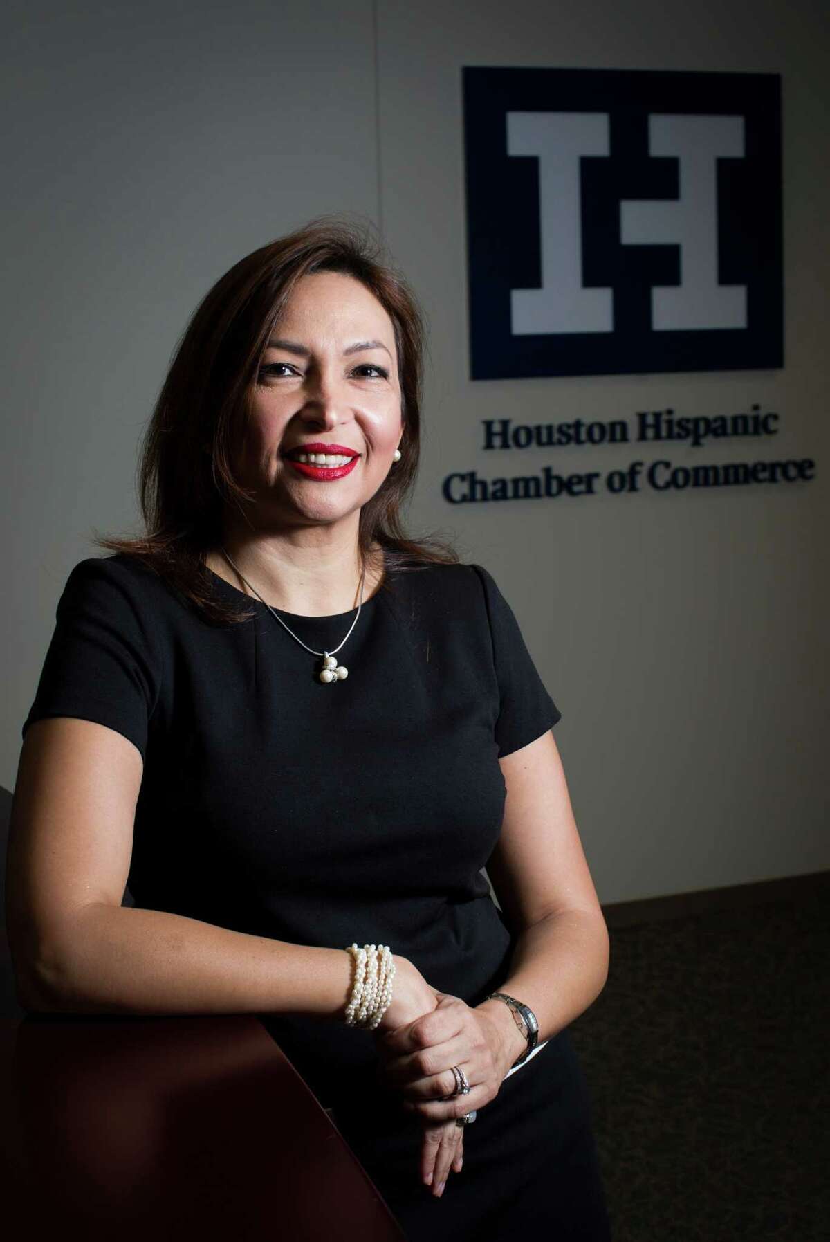 Diva Herazo, is a board member for the Houston Hispanic Chamber of Commerce and a Colombian immigrant who started a mobile dentist business called Biomedent. The company provides mobile dental services in Houston. Thursday, Aug. 25, 2016, in Houston. ( Marie D. De Jesus / Houston Chronicle )