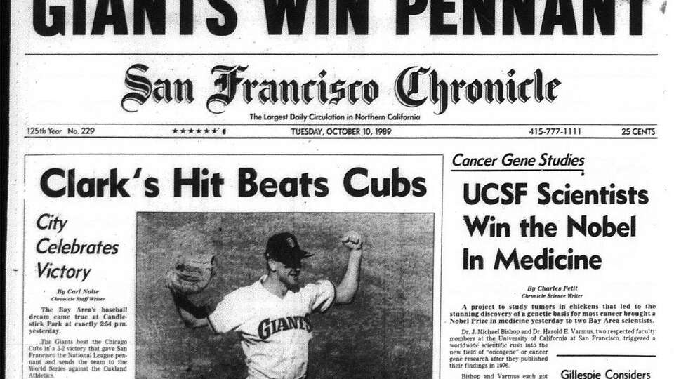 Chronicle Covers: The Thrill of the Giants’ 1989 NLCS win