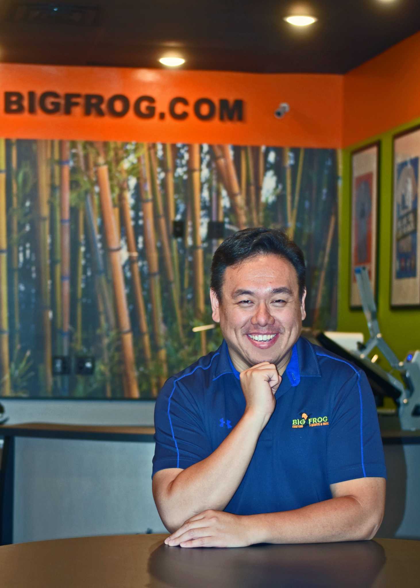 Retail Wrap Big Frog lets customers decorate their own apparel