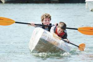 Cardboard kayak race highlights inaugural HarborFest