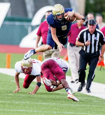 Qb Bryson Powers Pushes Klein Collins Over His Former Cy Woods