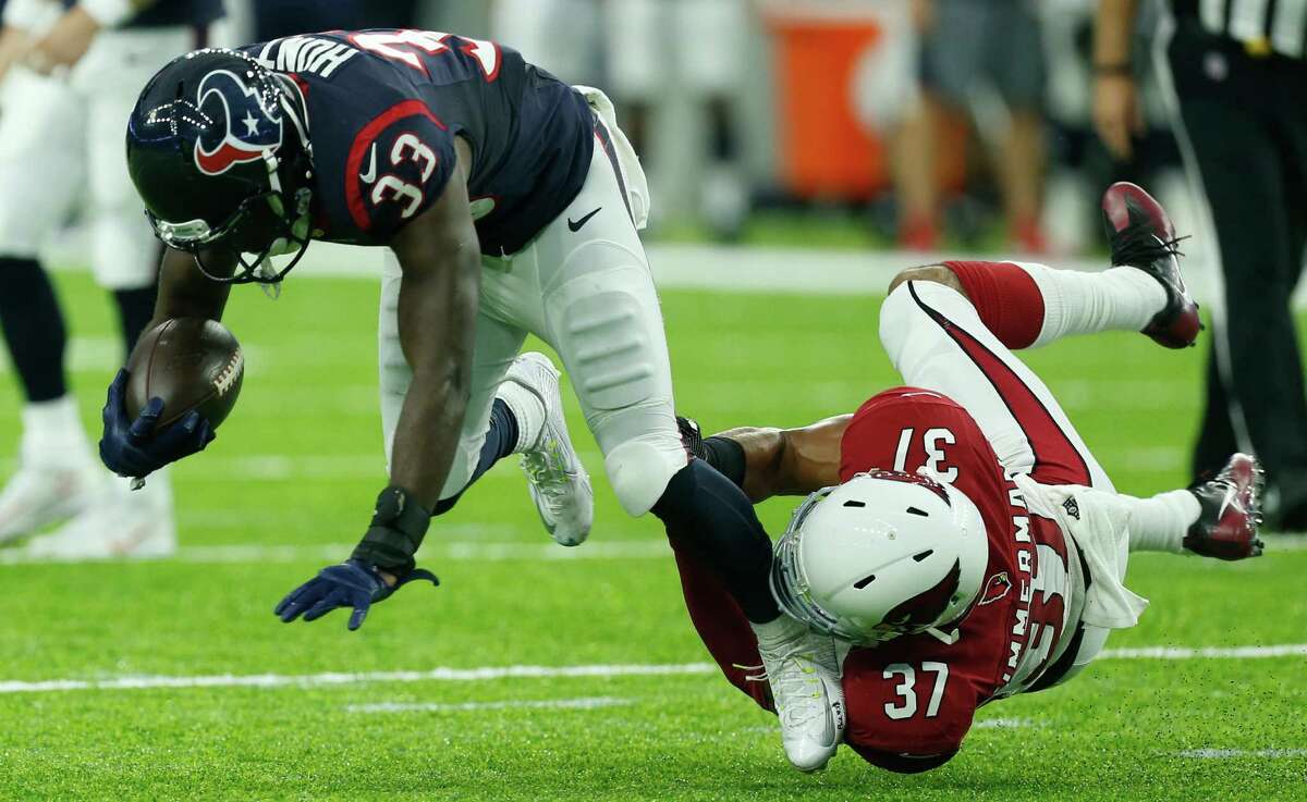 Texans' running game fails to produce against Cardinals