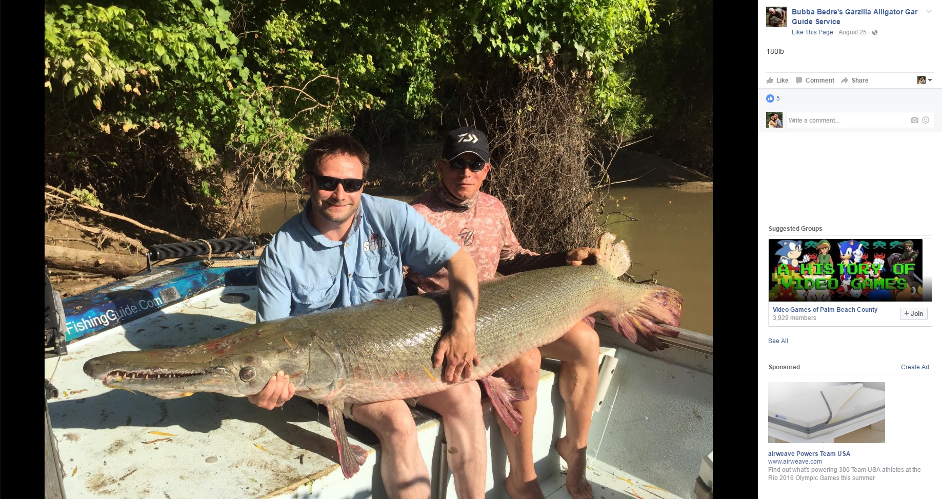 Monster Catfish & Alligator Gar - Picture of Mike's Tackle Box & Bait  Stand, Corpus Christi - Tripadvisor