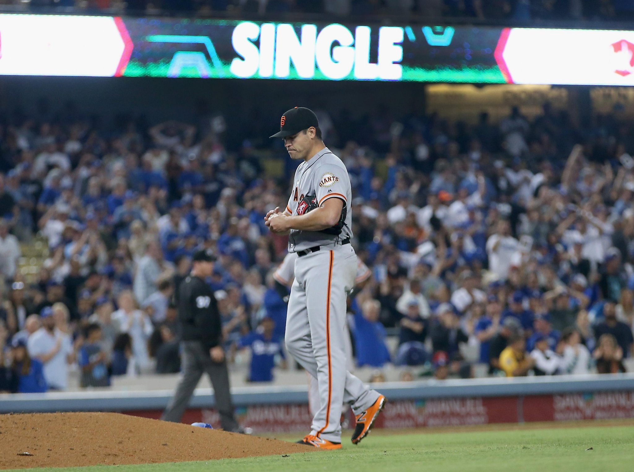 High times: New Giants pitcher Ross Stripling and Tim Lincecum