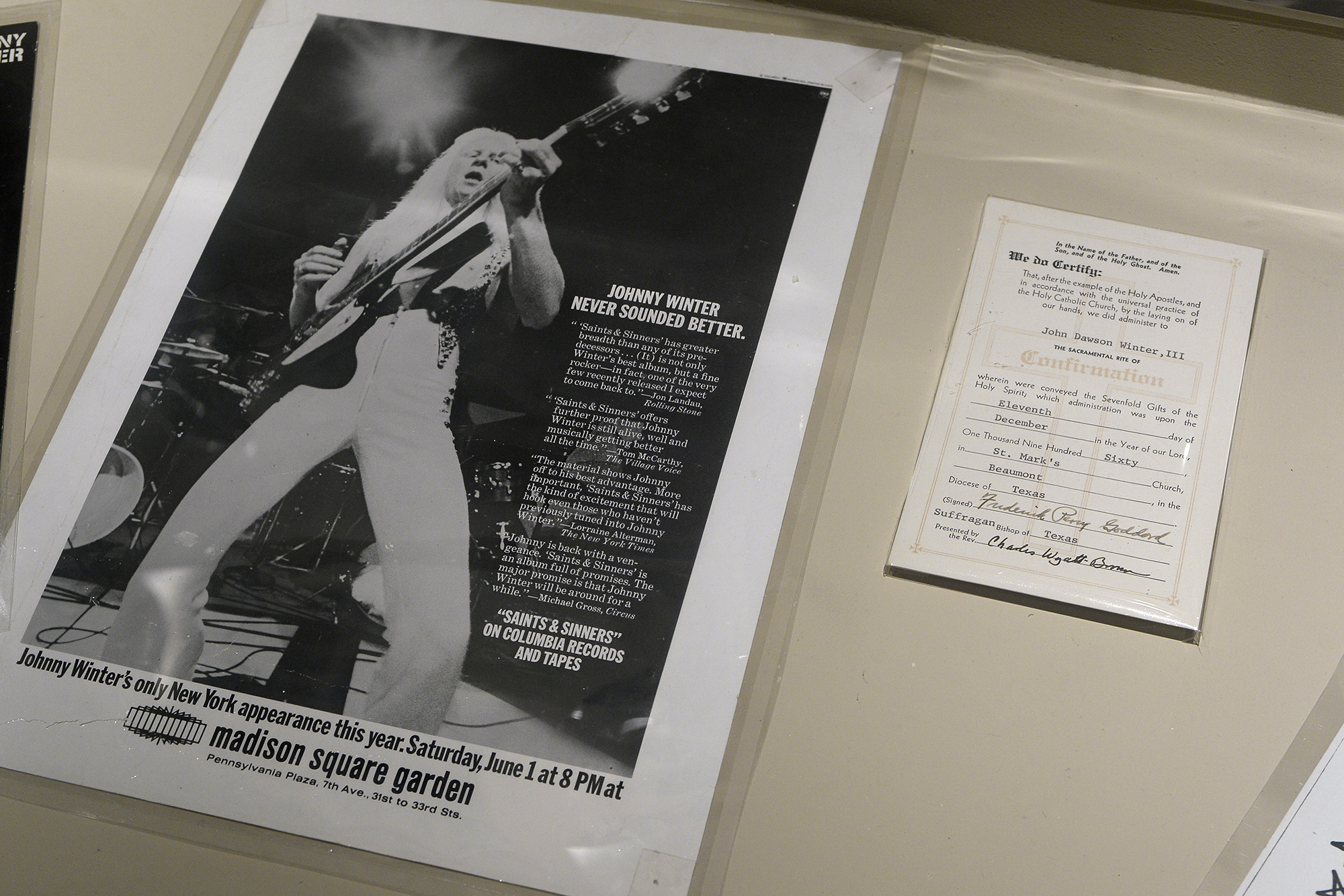 Guitar, memorabilia belonging to Johnny Winter up for auction Guitar, memorabilia belonging to Johnny Winter up for auction