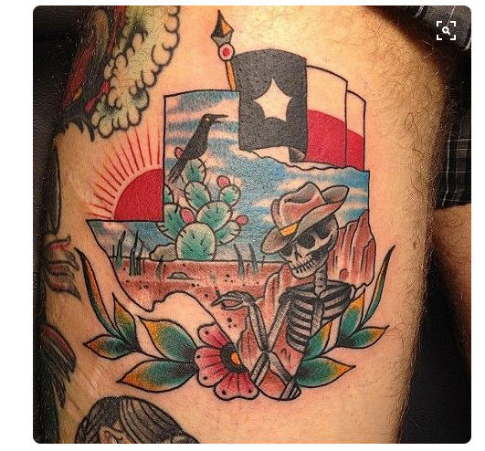 70 Texas Tattoos For Men  Lone Star State Design Ideas