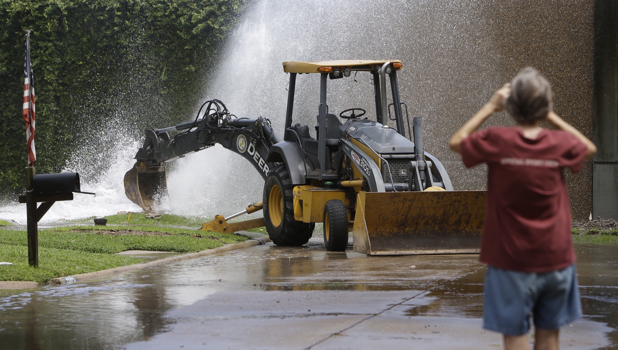 Water line repairs may cause low water pressure across