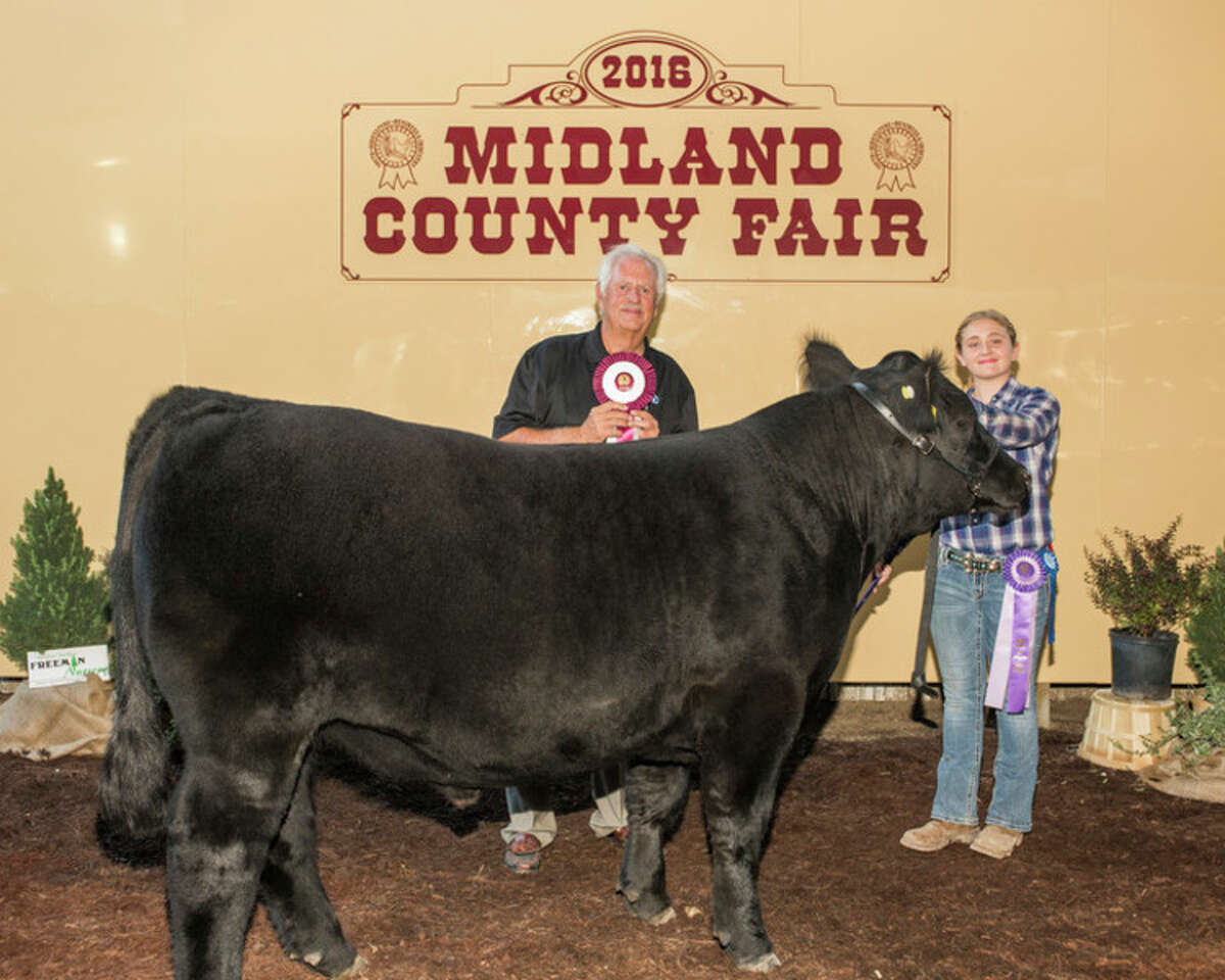 The Grand Champion Steer was raised by Angelie Balliet.