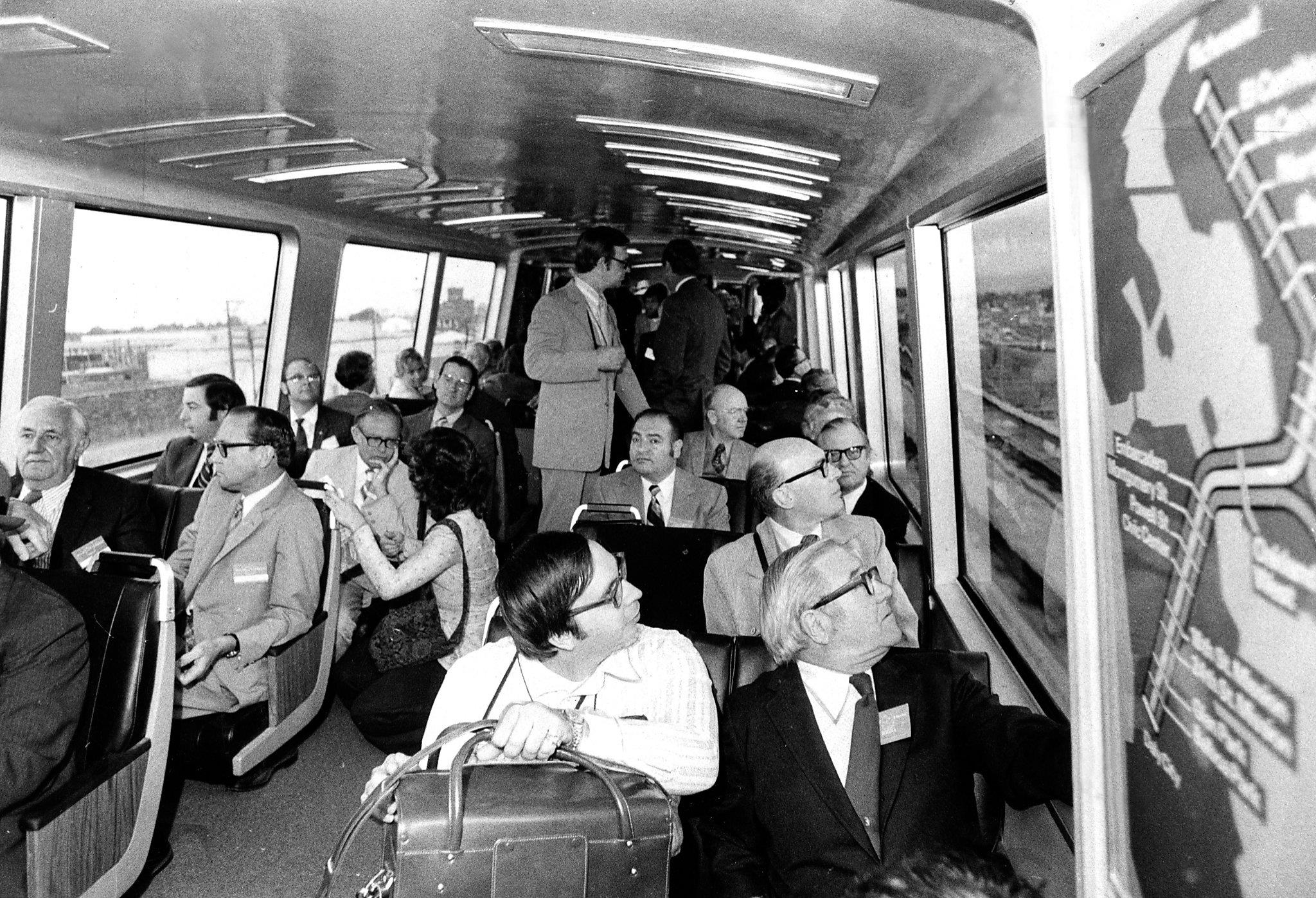 Here's what BART looked like on the original 1972 opening day