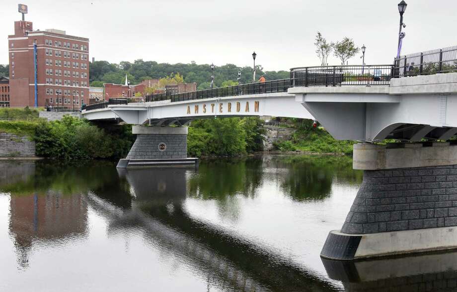 Amsterdam pedestrian bridge opens - Times Union