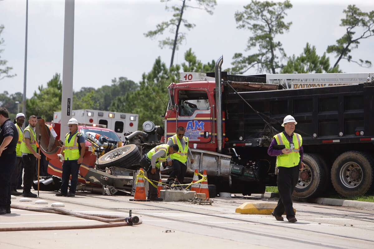 MetroRail train involved in crash near University of Houston