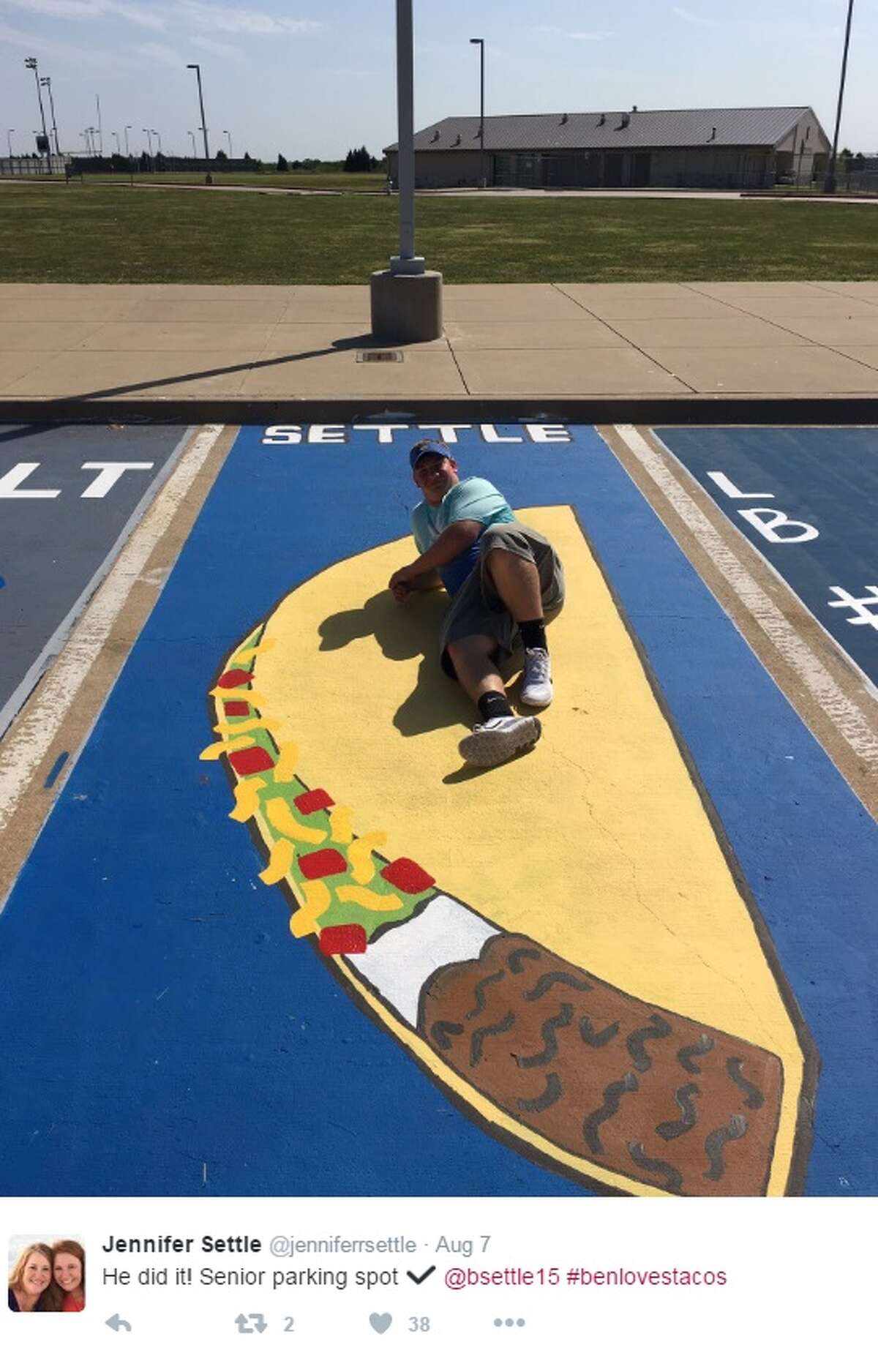 Cleverly designed senior parking spots are taking over Texas