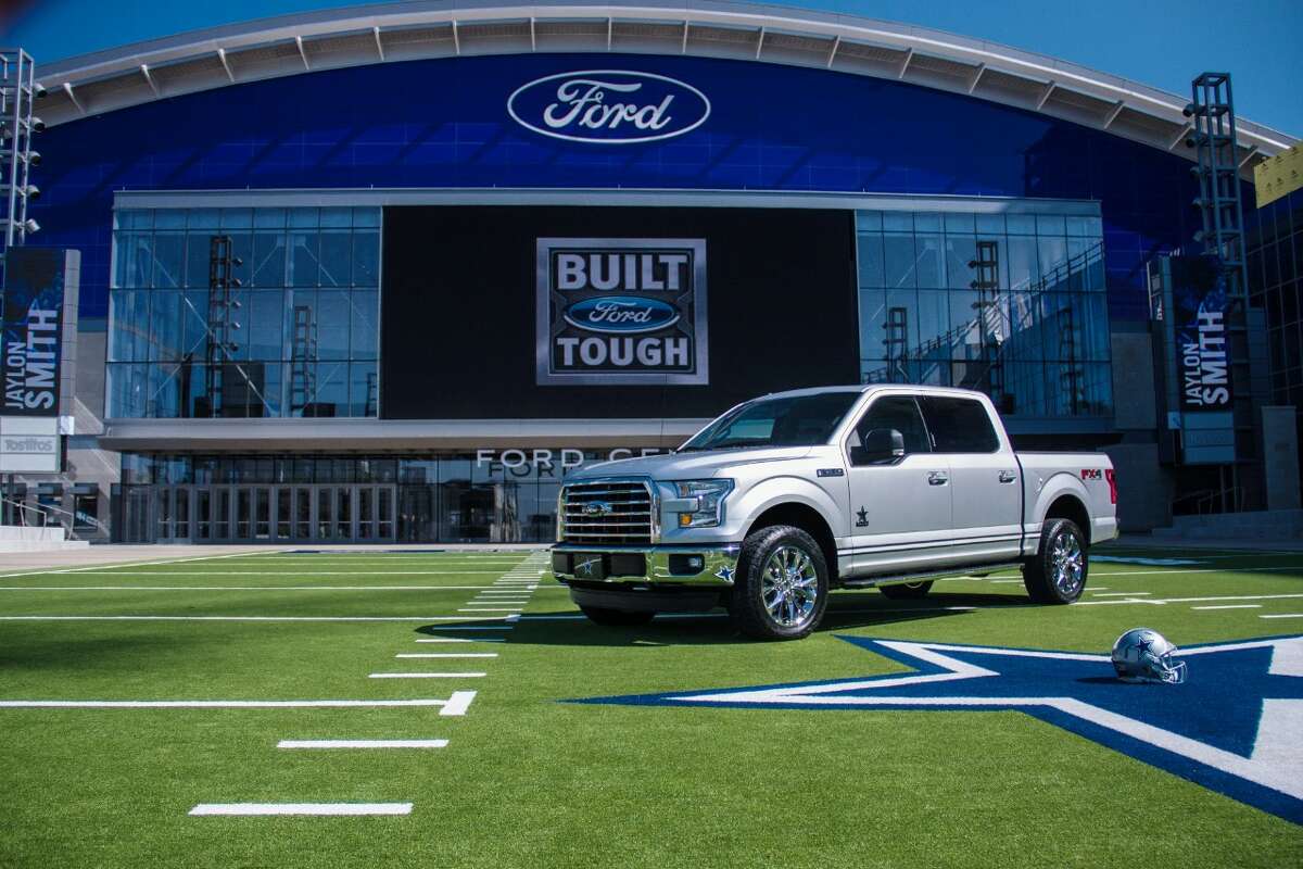 Ford has introduced a Dallas Cowboys themed truck in order to mark the opening of their new corporate headquarters in Frisco, Texas. Aug. 31, 2016.