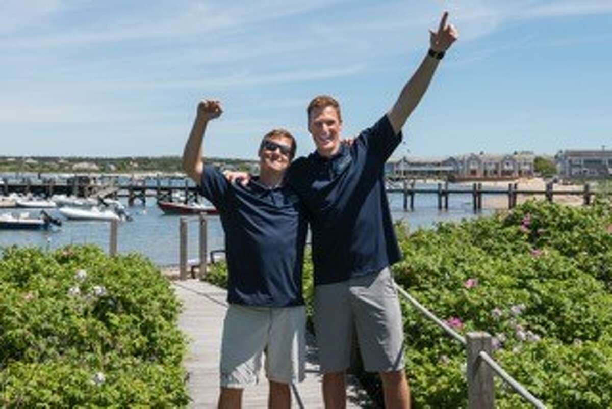 Jon Beery, left, and his business partner, Jake Hoefler opened Next Level Watersports in Nantucket, MA in April 2016.