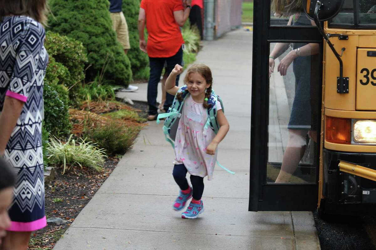 All smiles on first day at Coleytown Elementary