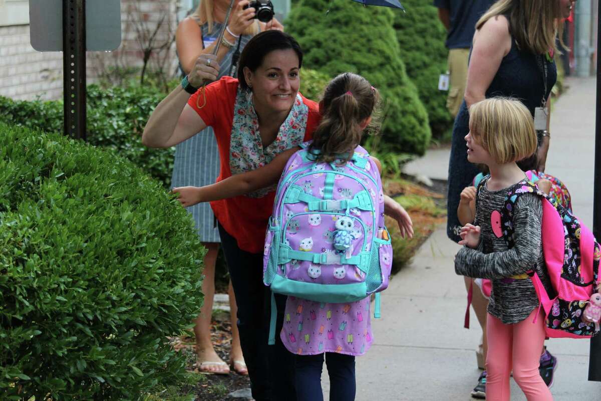All smiles on first day at Coleytown Elementary