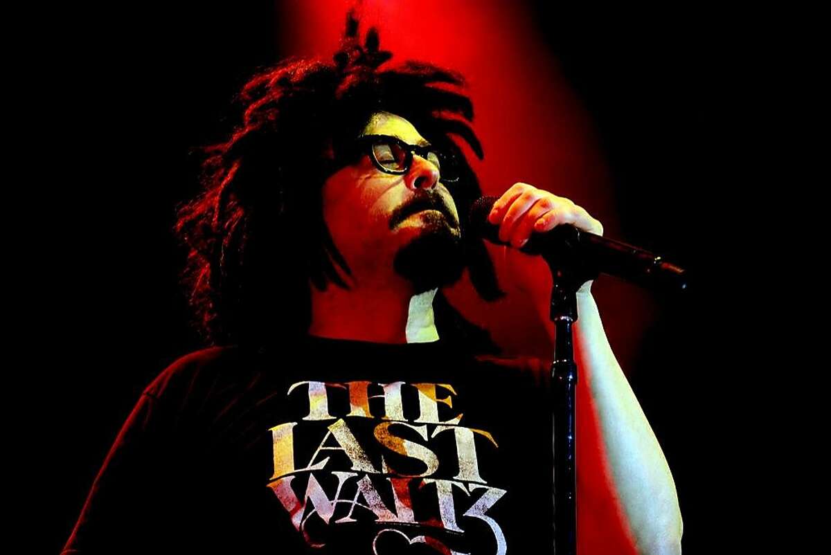 Adam Duritz, frontman for alternative rock band Counting Crows, is seen here. Counting Crows performs with Rob Thomas at Mohegan Sun Arena on Saturday, Aug, 6.