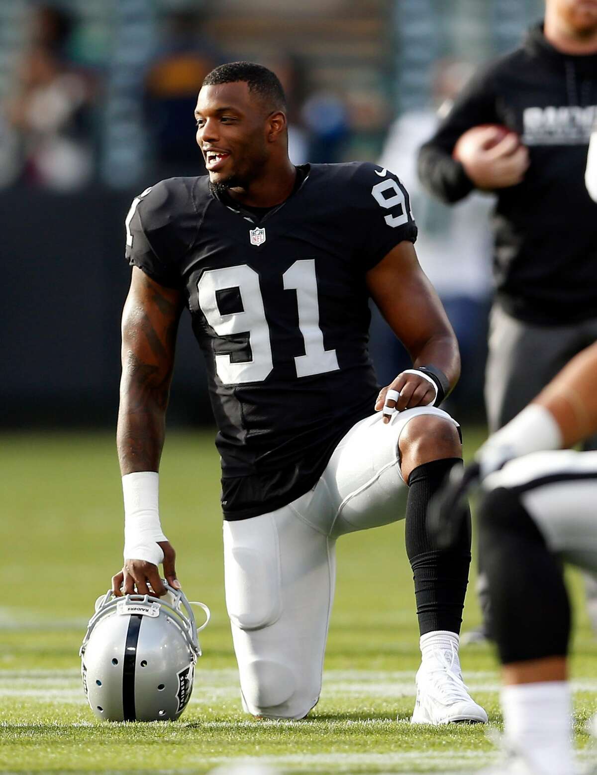 Raiders’ Shilique Calhoun gets time with starters