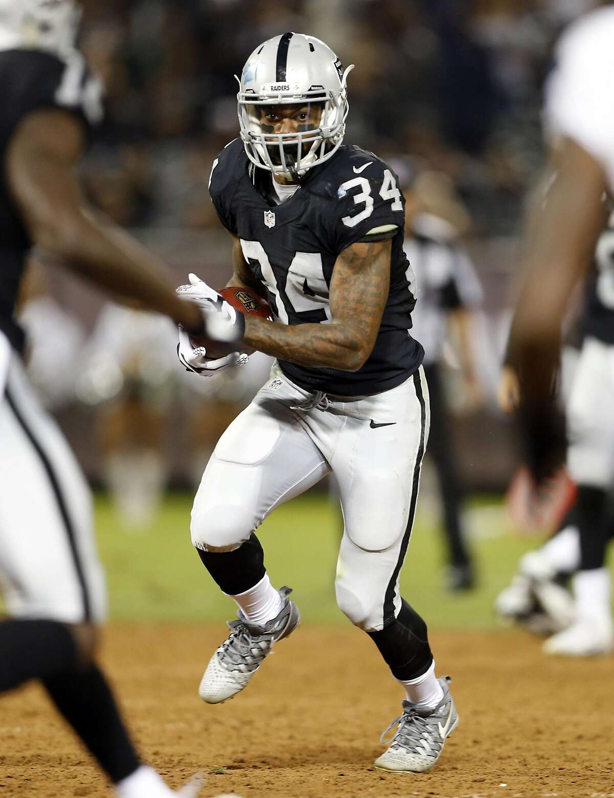 Raiders’ crowded backfield may be hard to crack for Atkinson III