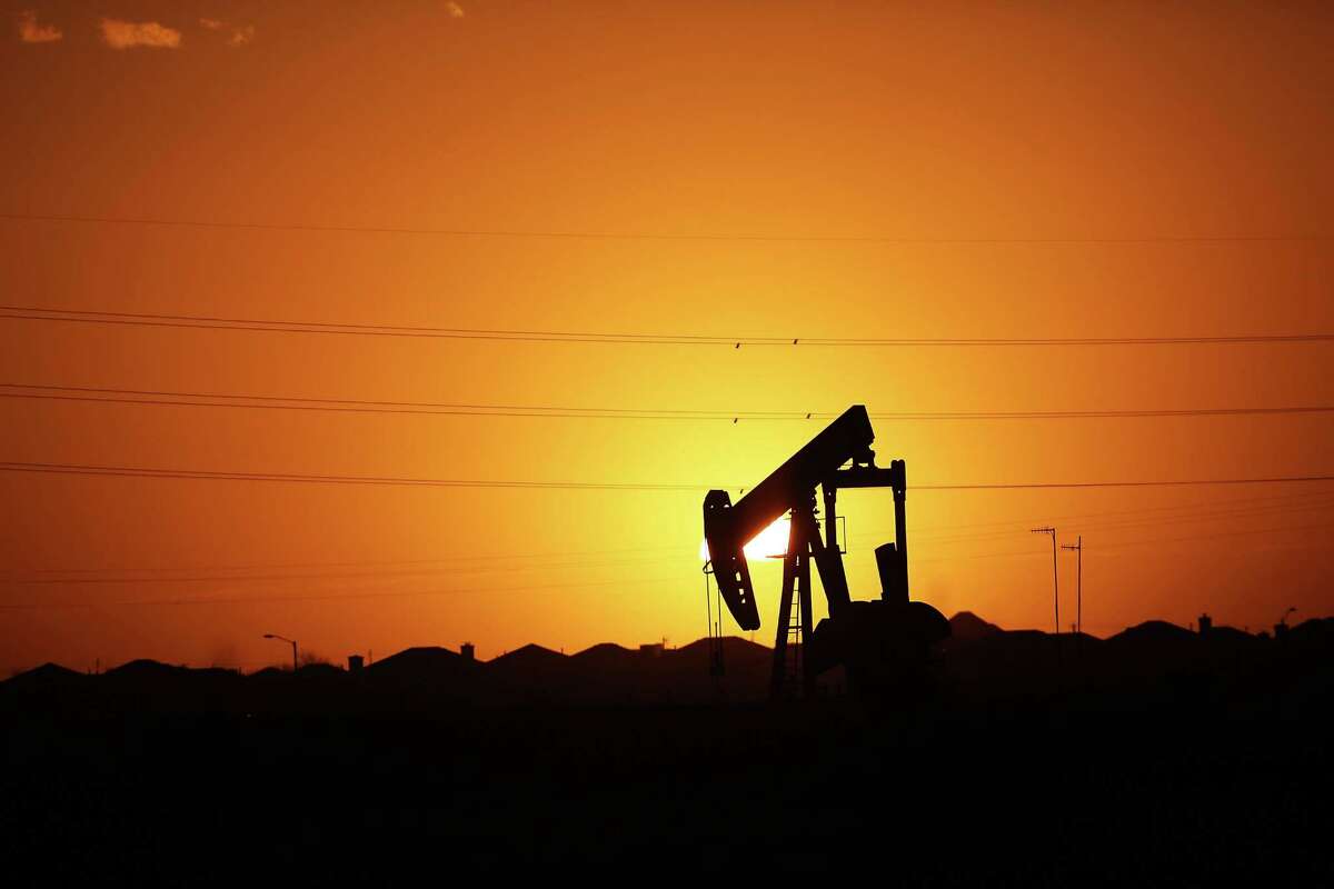 A pumpjack is a familiar sight on the outskirts of Midland in the Permian Basin of West Texas. ﻿