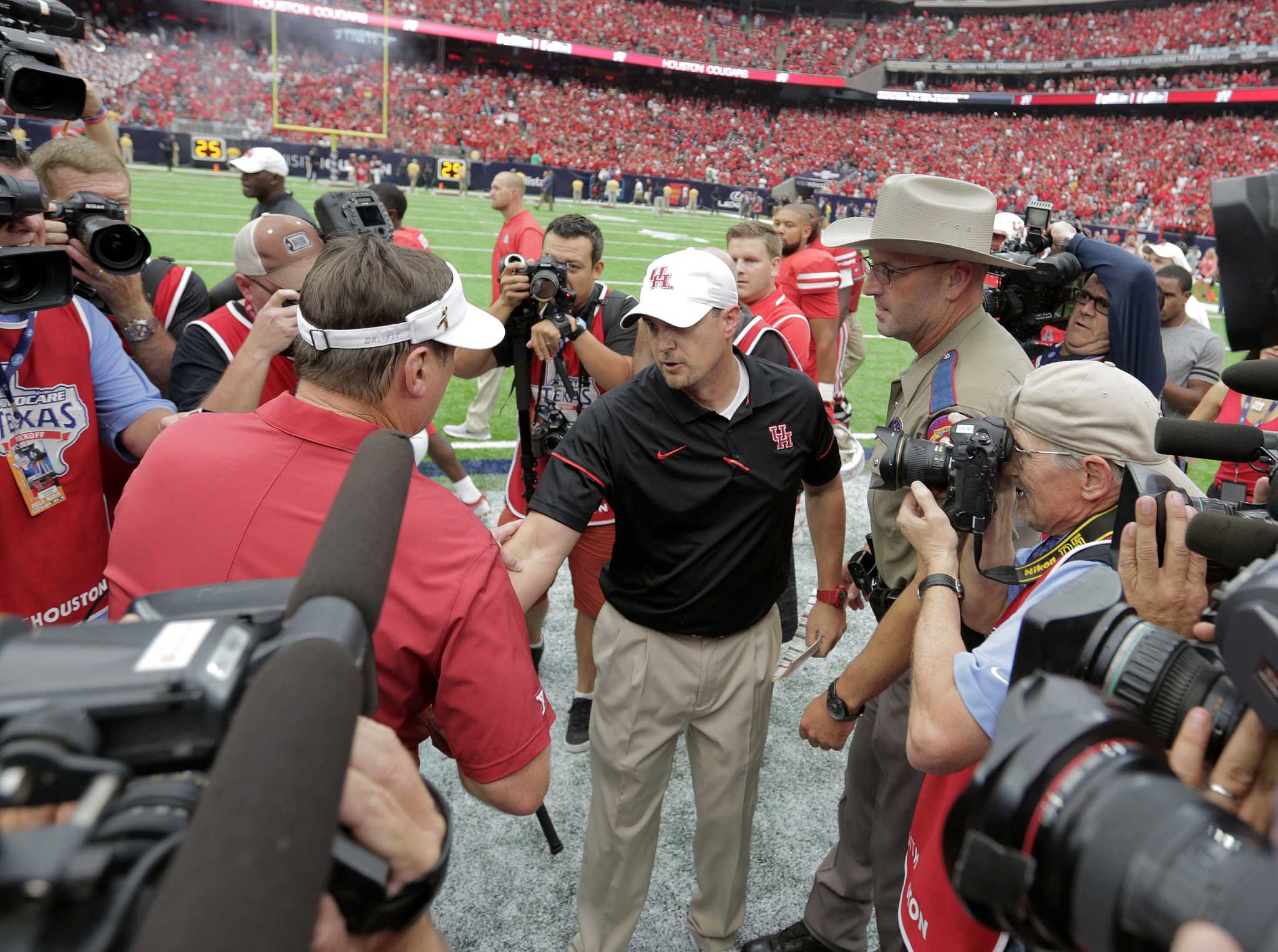 Houston coach Tom Herman: If you're satisfied with Weedeater Bowls, go root  for SMU 