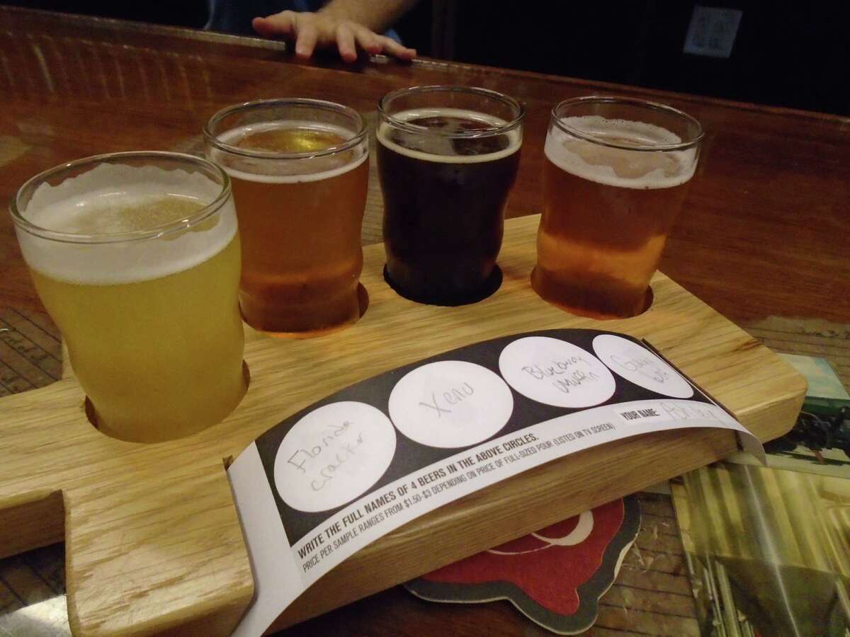 It’s hard to choose just one Cigar City craft beer, so go for a flight.