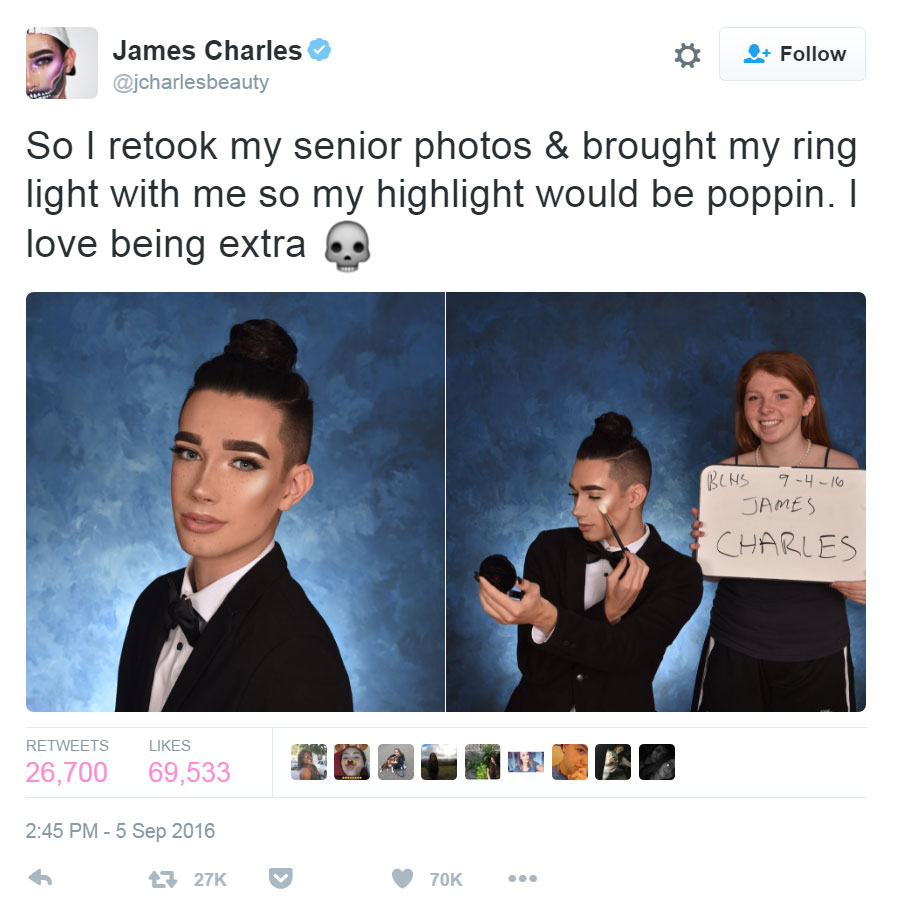 Bethlehem High student's senior portrait reshoot goes viral