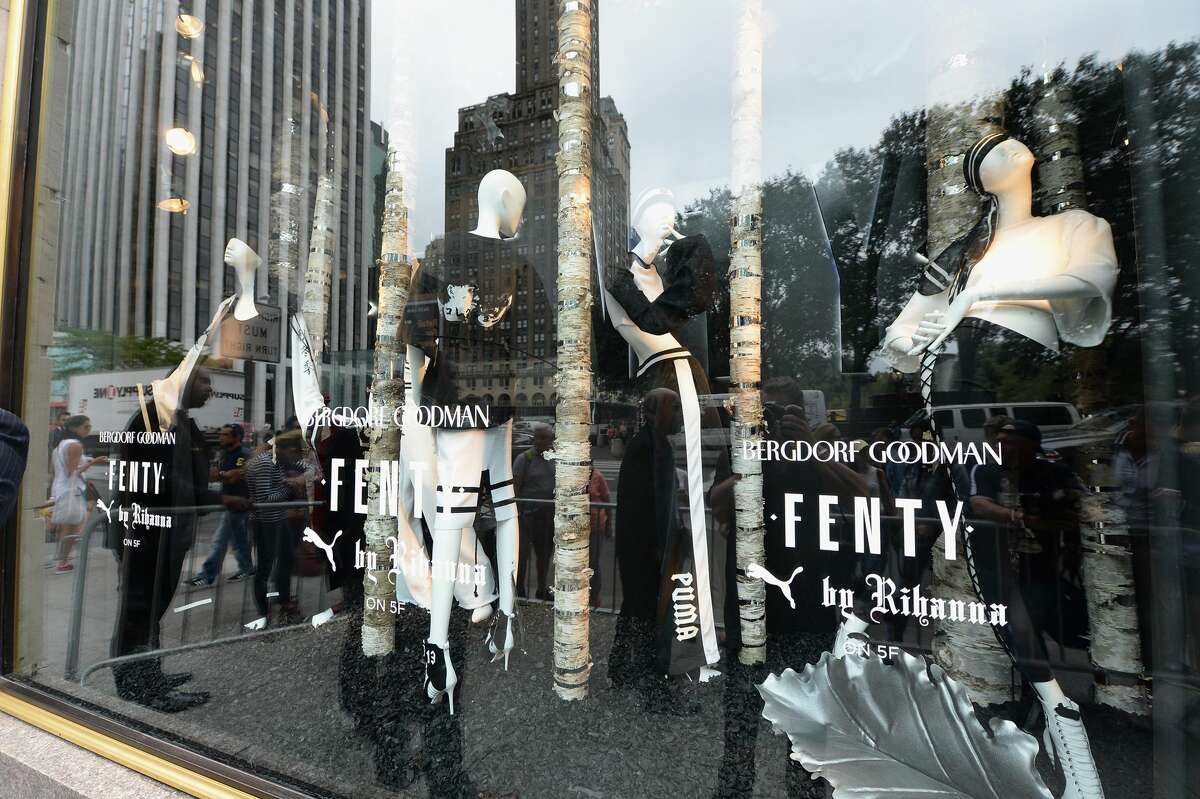 Rihanna Celebrates New Fenty Collection at Bergdorf Goodman