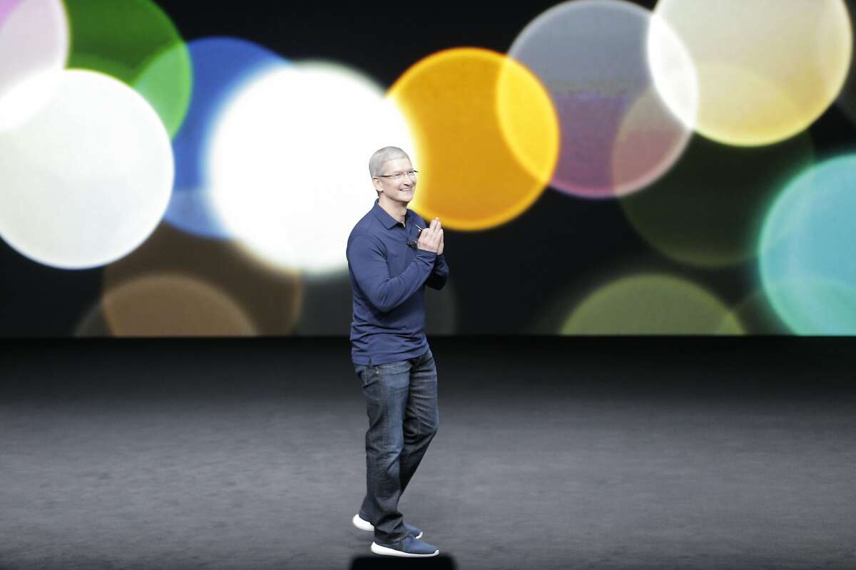 Apple CEO Tim Cook speaks during an Apple Event to announce new products at the Bill Graham Civic Auditorium in San Francisco, Calif., on Wednesday, September 7, 2016.