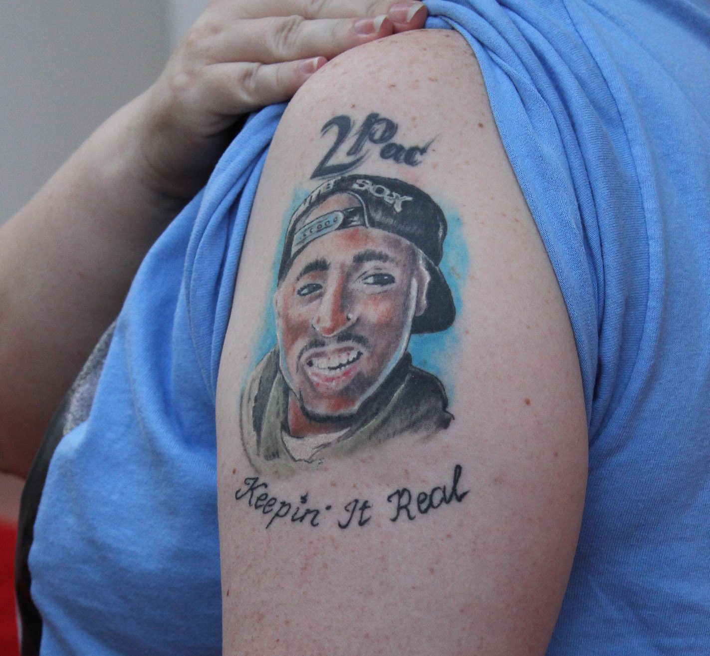 Tupac Shakur portrait by me Anja Ferencic from Forever Yours Tattoo,  Opatija Croatia : r/tattoos