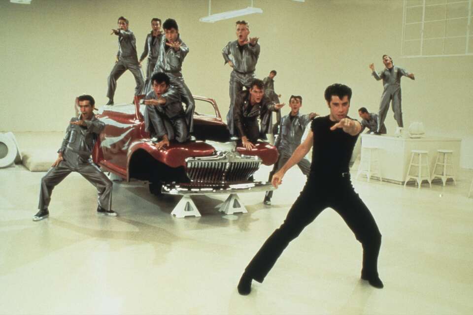 Stills from the movie 'Grease'