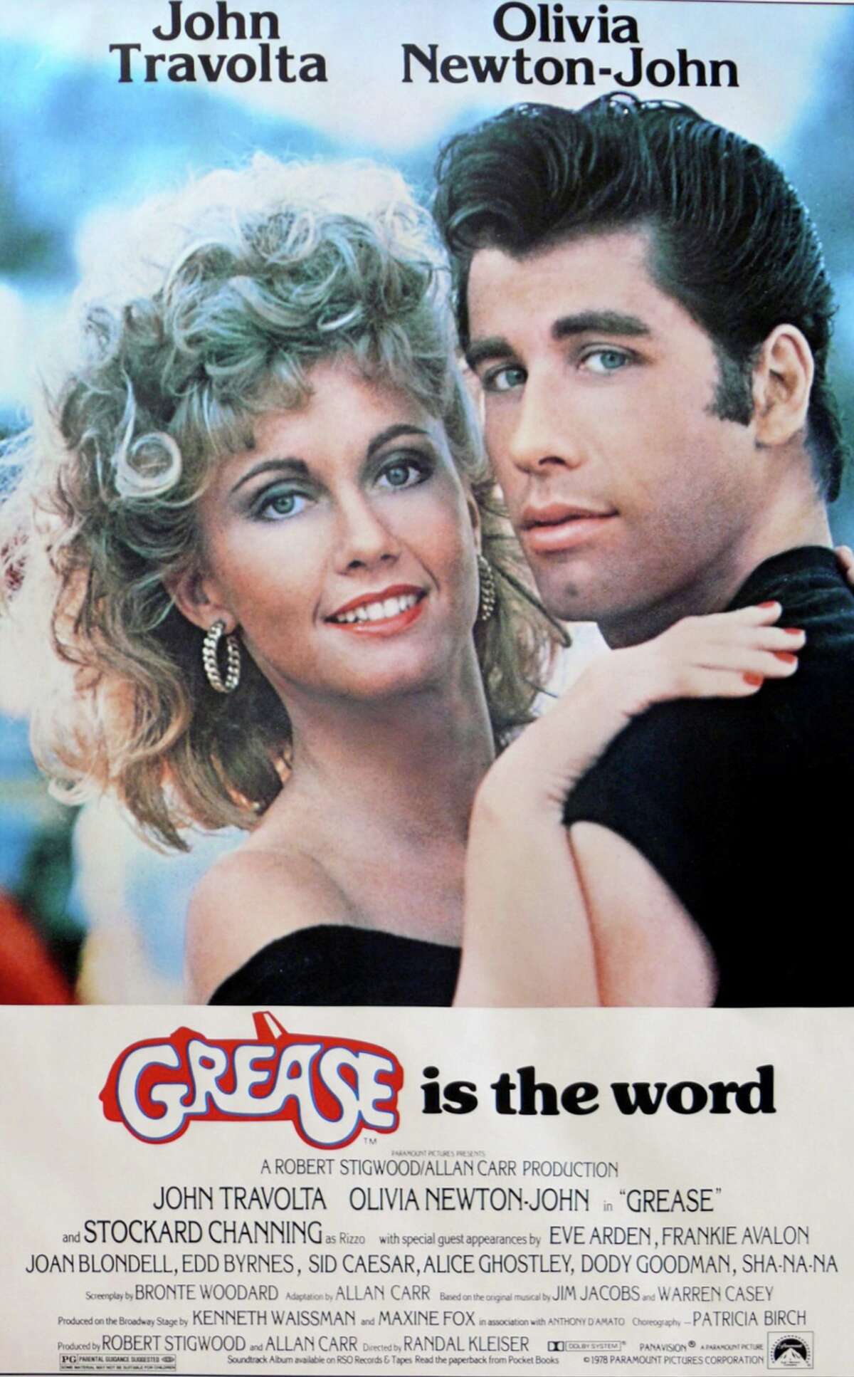 Stills from the movie 'Grease'