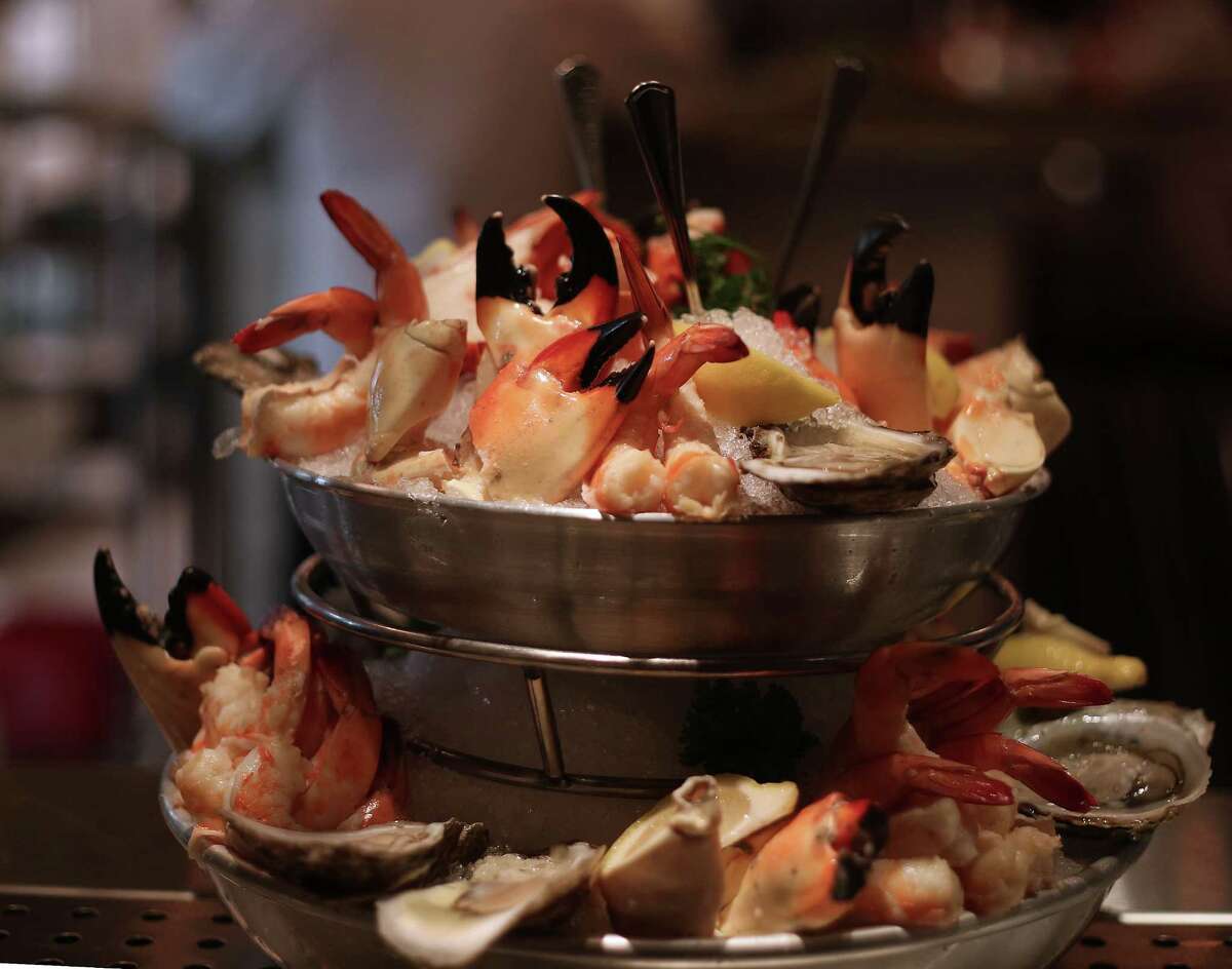 Seafood towers are dramatic, extravagant affairs
