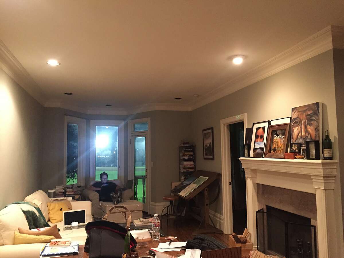 Shanna Tellerman's living room was far from fabulous in its natural state, as this "before" image shows.