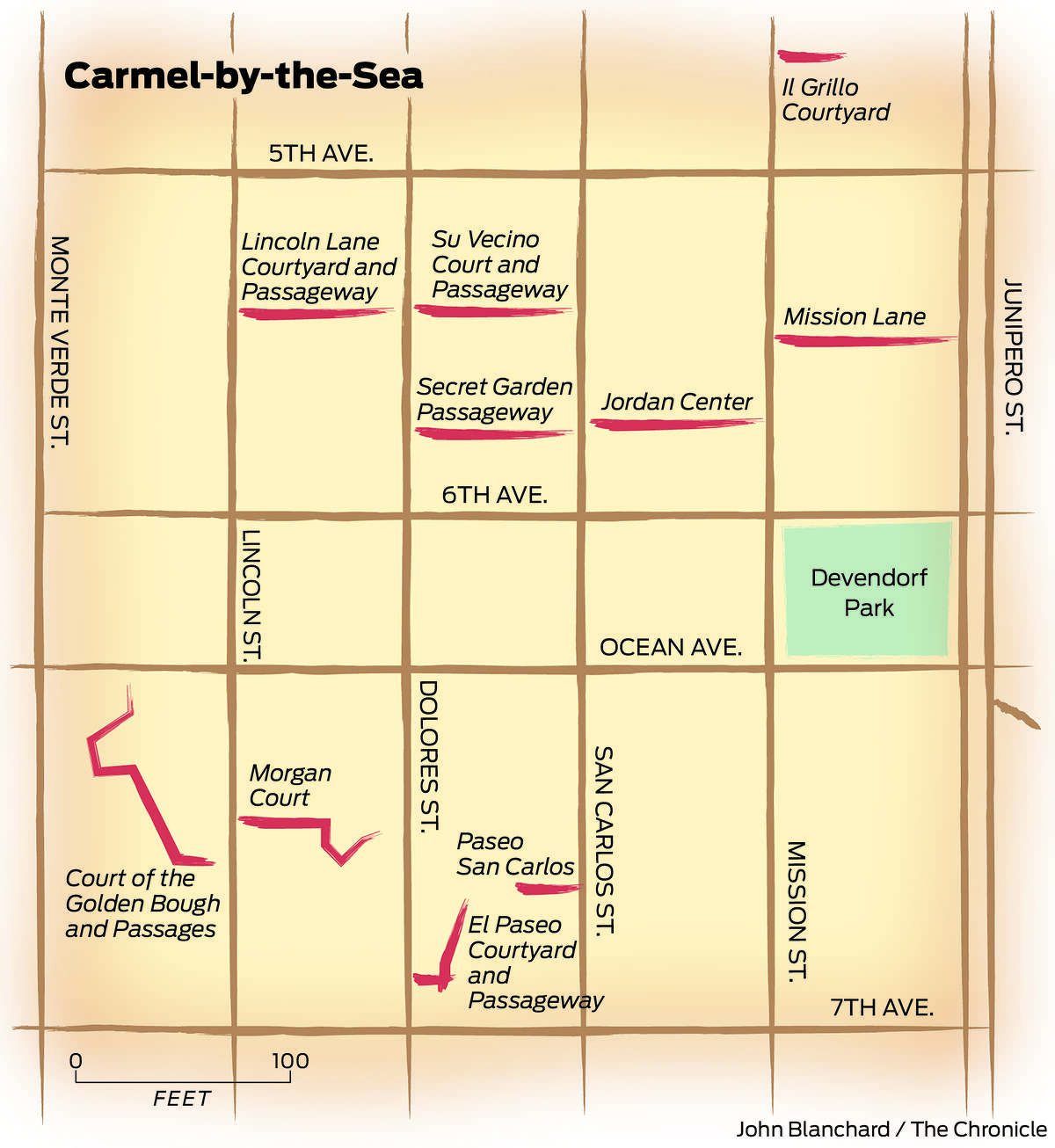 Tour Carmel S Hidden Courtyards And Passageways