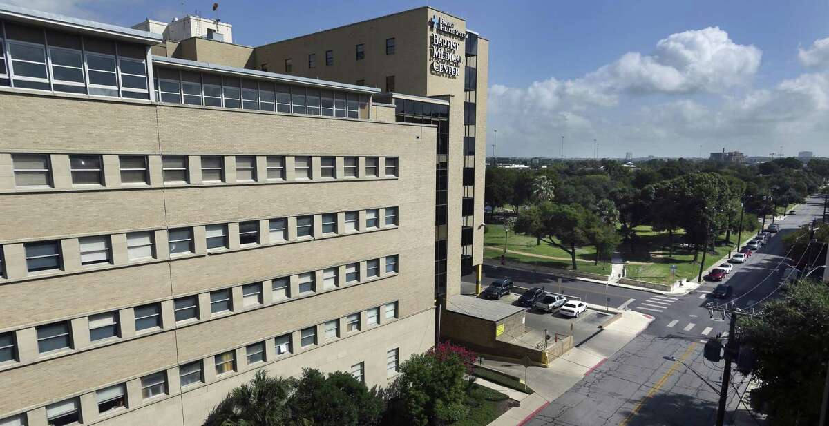 Baptist Health System's Baptist Medical Center in downtown San Antonio is seen in 2016. The organization and Cigna are in negotiations that will determine if the medical group remains in network.