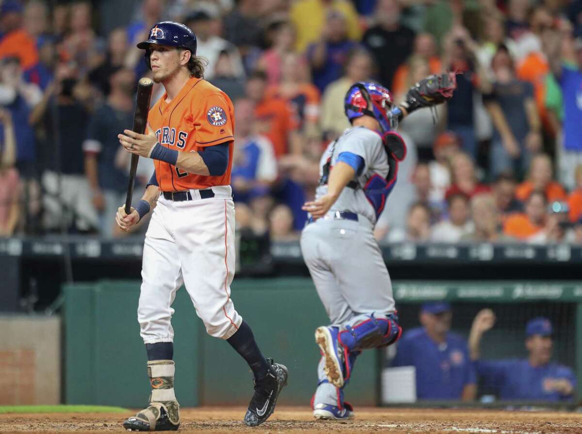Outfielder Colby Rasmus and the Astros could find little traction against a Jon Lester-led trio of Cubs pitchers, ﻿who struck out 10 Astros batter en route to a shutout and the Cubs' 90th win Friday at Minute Maid Park.