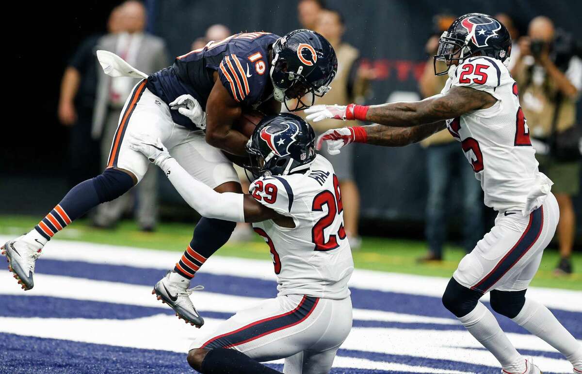 Texans' Andre Hal rebounds from miscue with interception