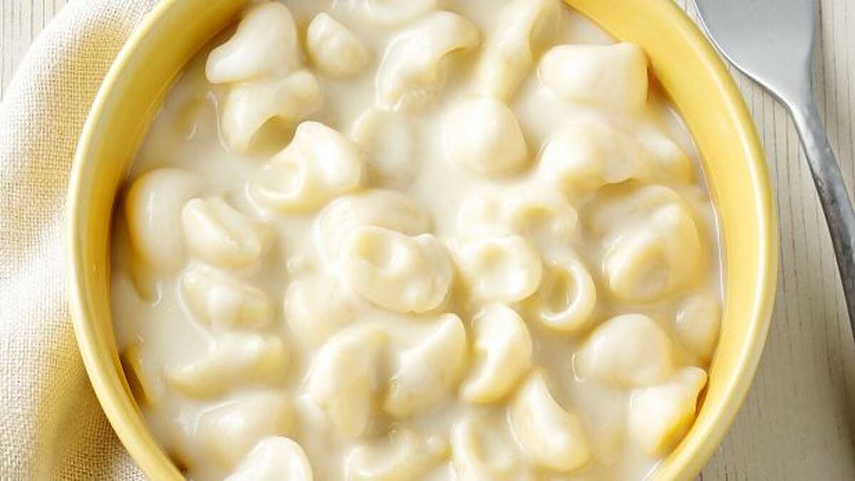 Panera Bread Mac & Cheese is frozen before being warmed up.